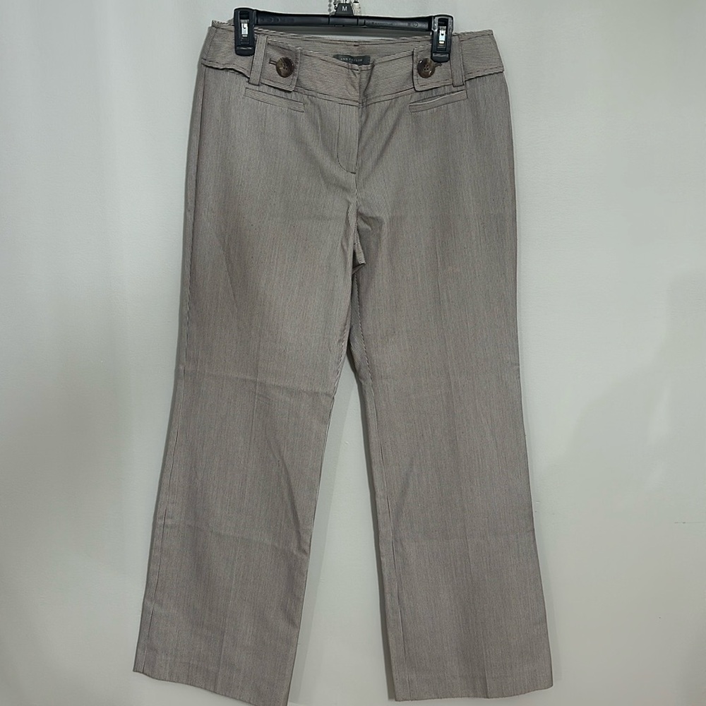 Ann Taylor Signature Fit Striped Trouser Pants